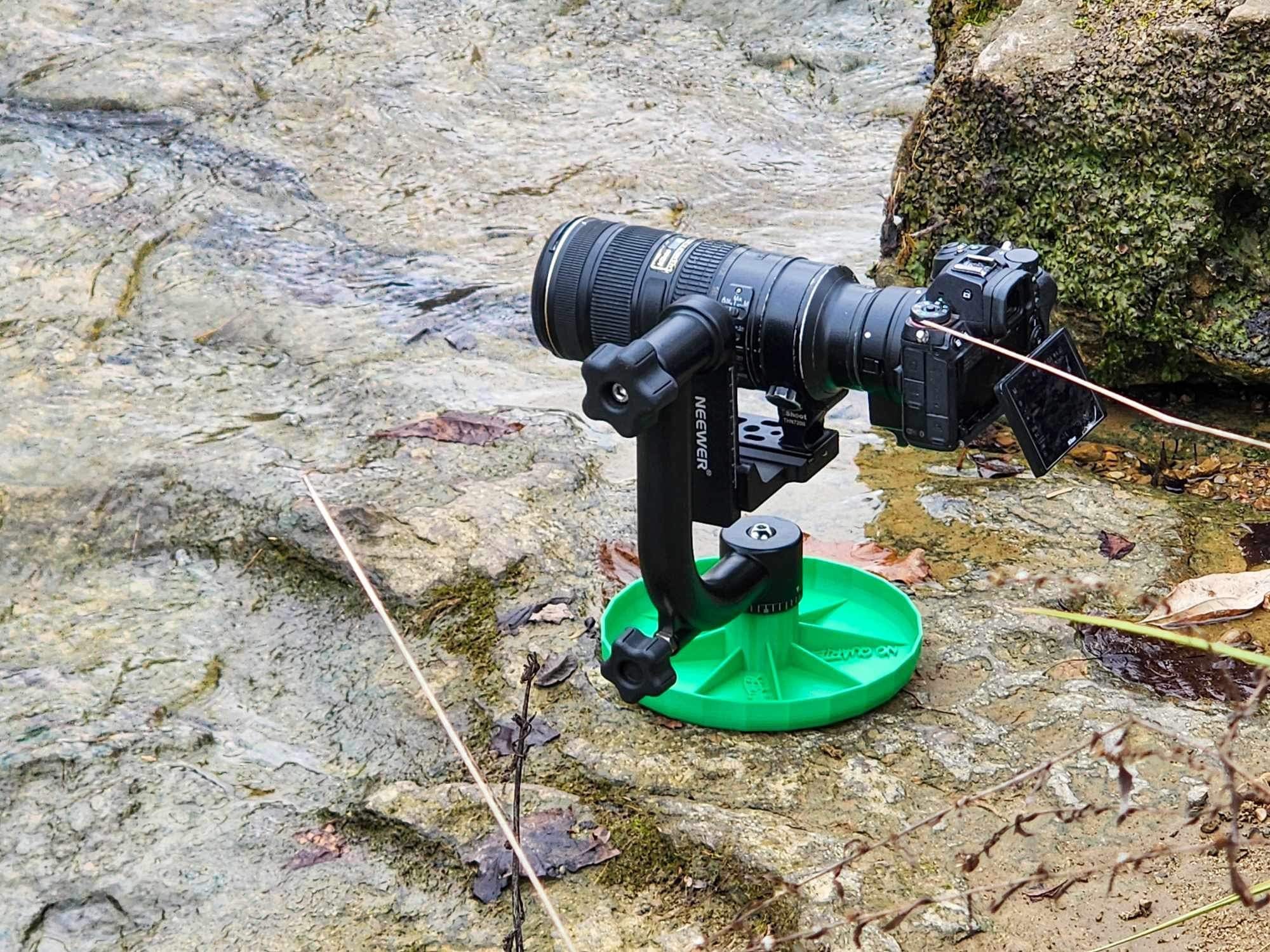 Low-Profile Camera Tripod Plate